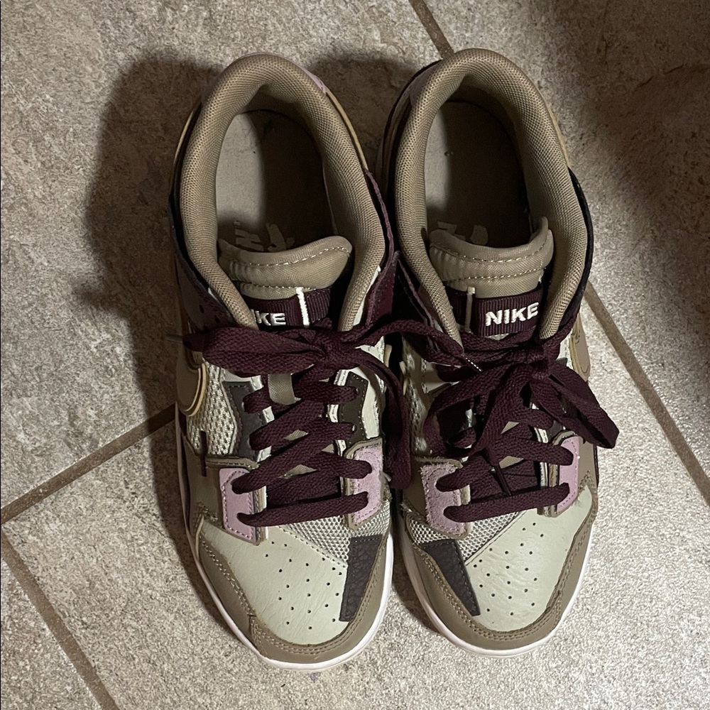Nike Shoes - Brown and Burgundy